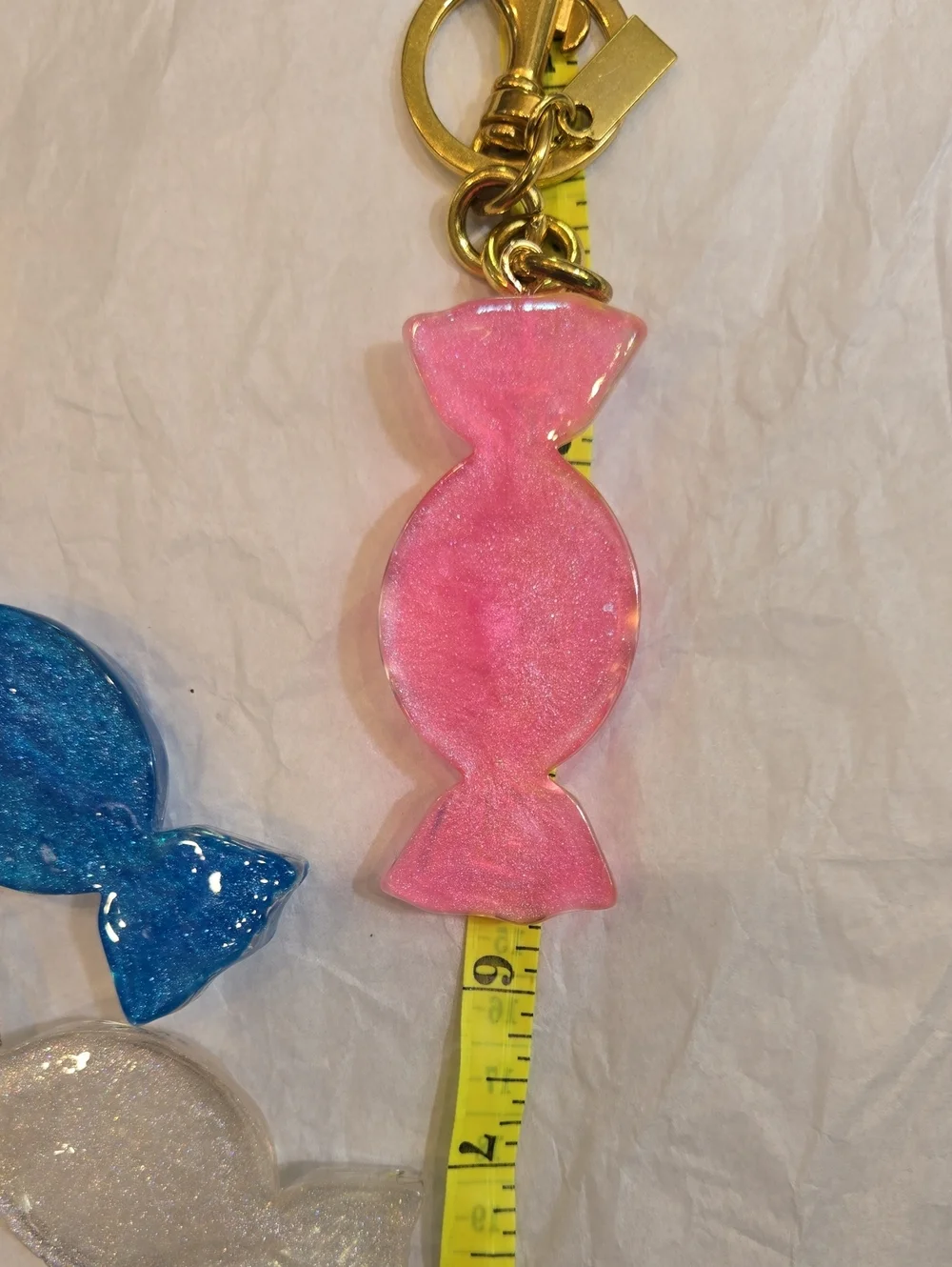 NWOT - Statement CANDY Charm / Key Holder